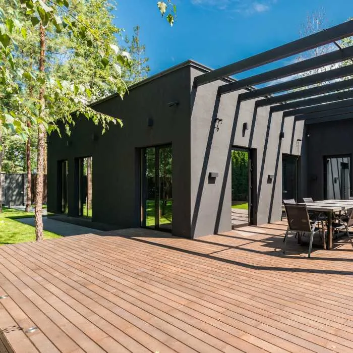 rénovation de terrasse en bois à briançon