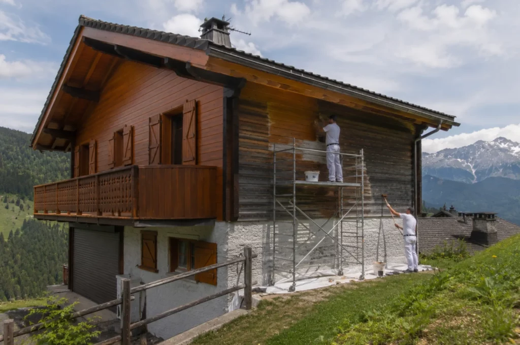 Lasure de chalet